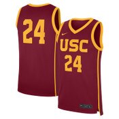 USC Trojans Men's Nike Cardinal #24 Road Basketball Jersey